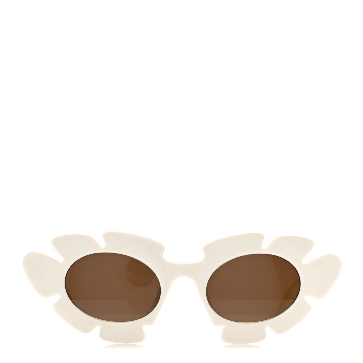 Acetate Nylon Flower Sunglasses LW40088U Ivory