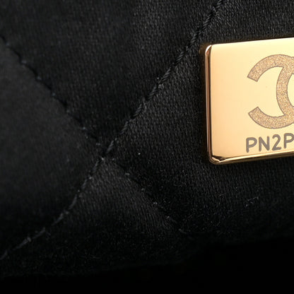 Chanel Shiny Calfskin Quilted Small Chanel 22 Black 8 of 11