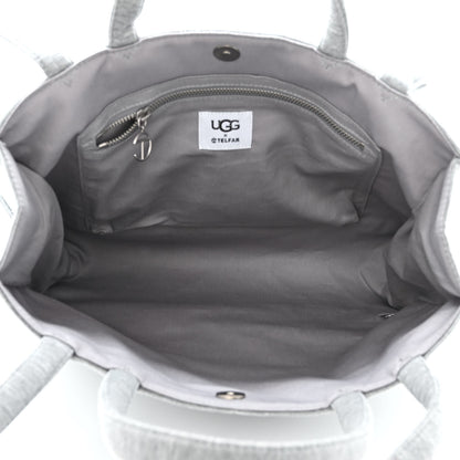 Telfar X UGG Fleece Medium Shopping Bag Grey 5 of 13