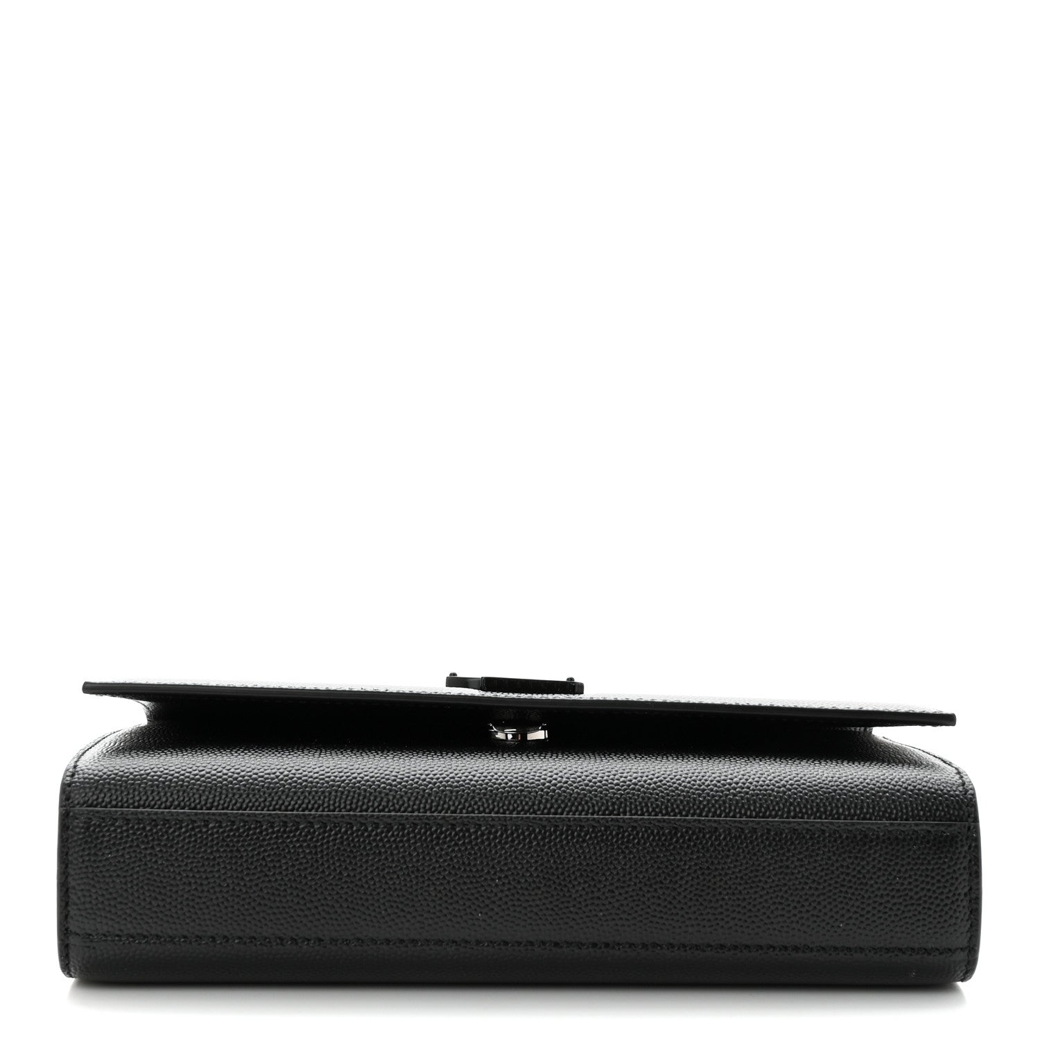 Saint Laurent Grain De Poudre Small Monogram Monochrome Kate Satchel Black 10 of 10