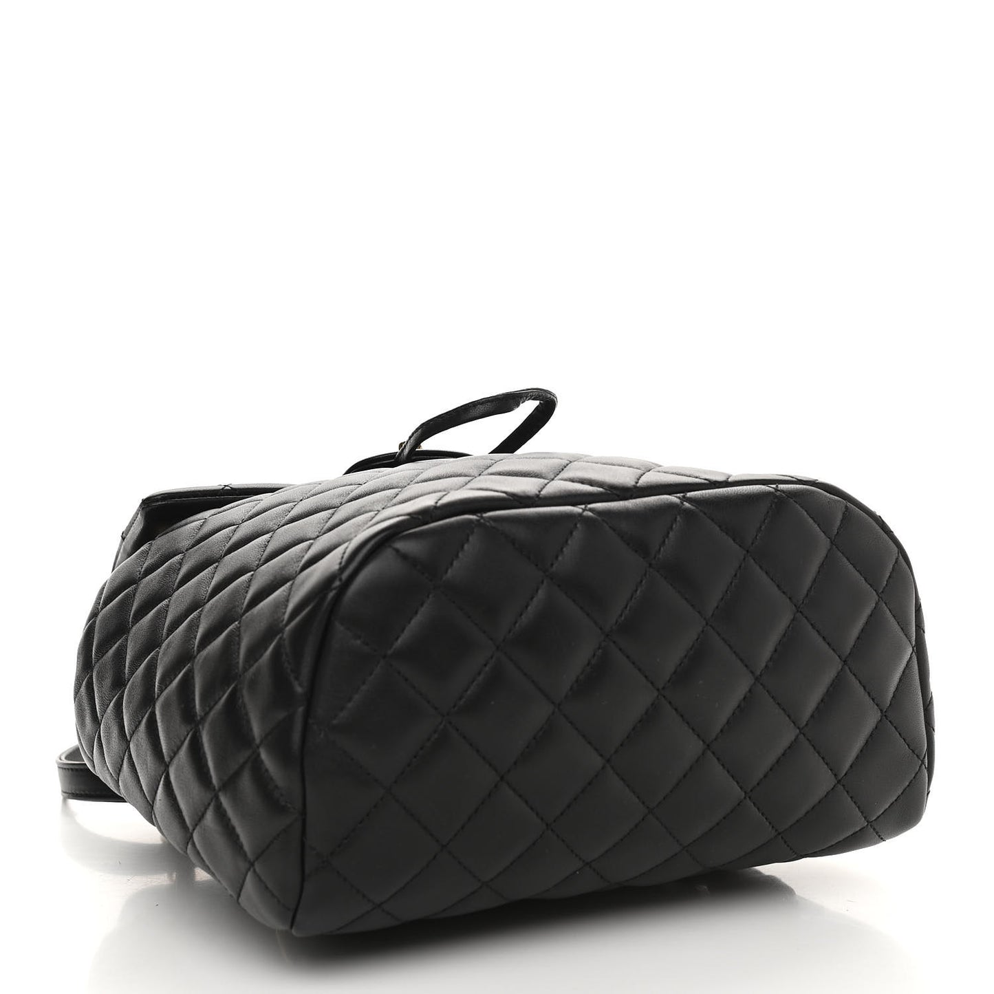 Calfskin Quilted Small Urban Spirit Backpack Black