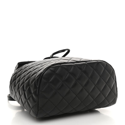 Chanel Calfskin Quilted Small Urban Spirit Backpack Black 4 of 10