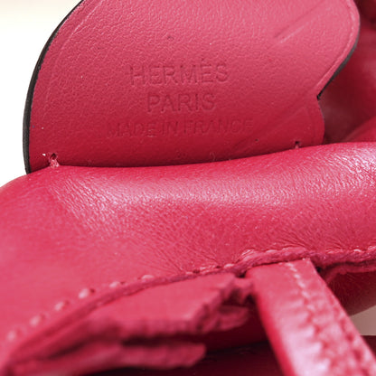 Hermes Milo Lambskin Grigri Rodeo Pegase Horse Bag Charm PM Framboise 3 of 5