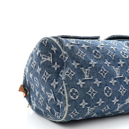 Louis Vuitton Monogram Denim Neo Speedy Blue 9 of 11
