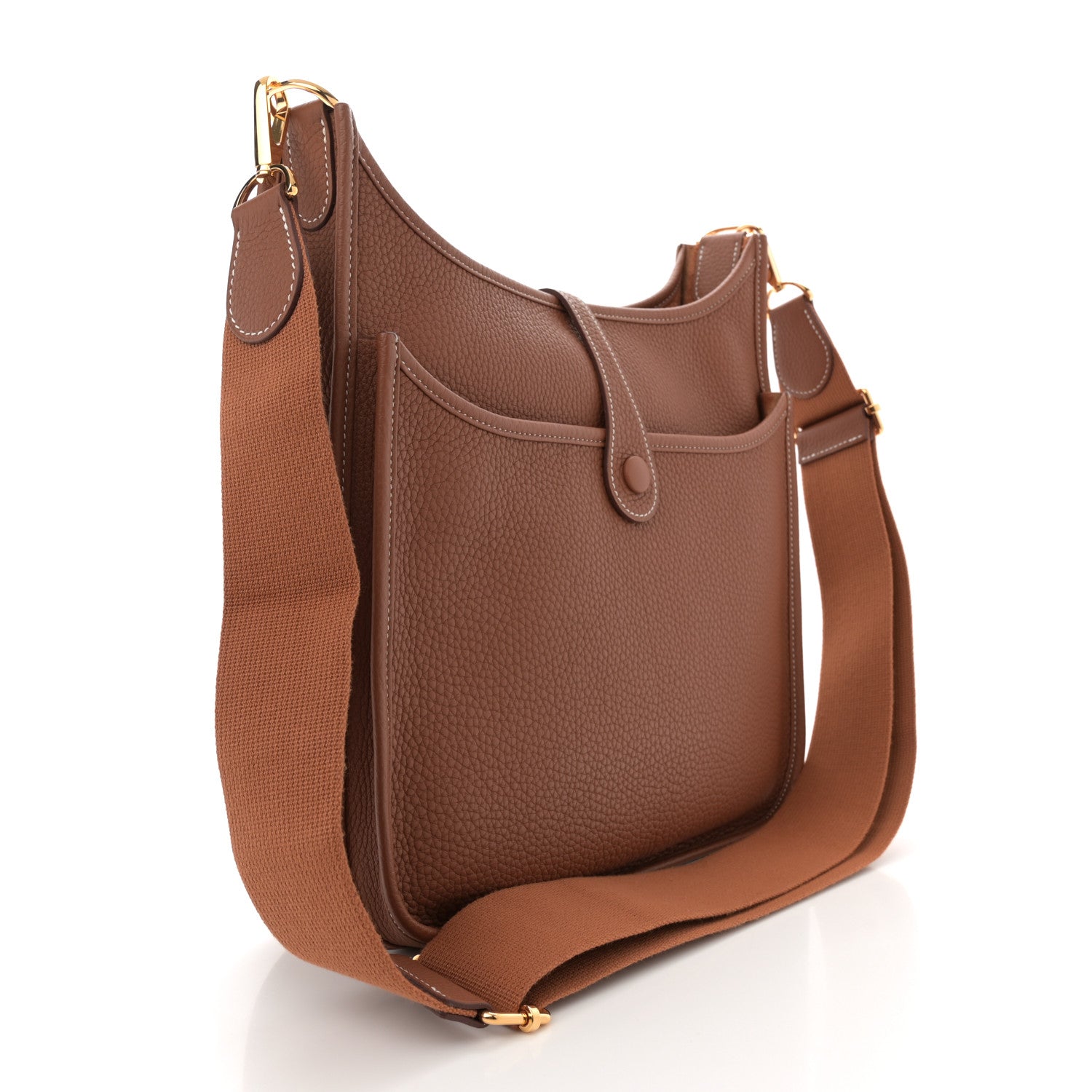 Hermes Taurillon Clemence Evelyne III PM Gold 3 of 11