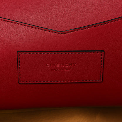 Givenchy Calfskin Medium GV Shopper Tote Dark Red 6 of 14