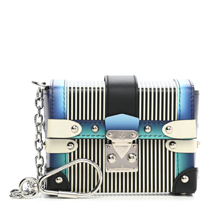 Louis Vuitton Calfskin Printed Essential Trunk Blue 1 of 6