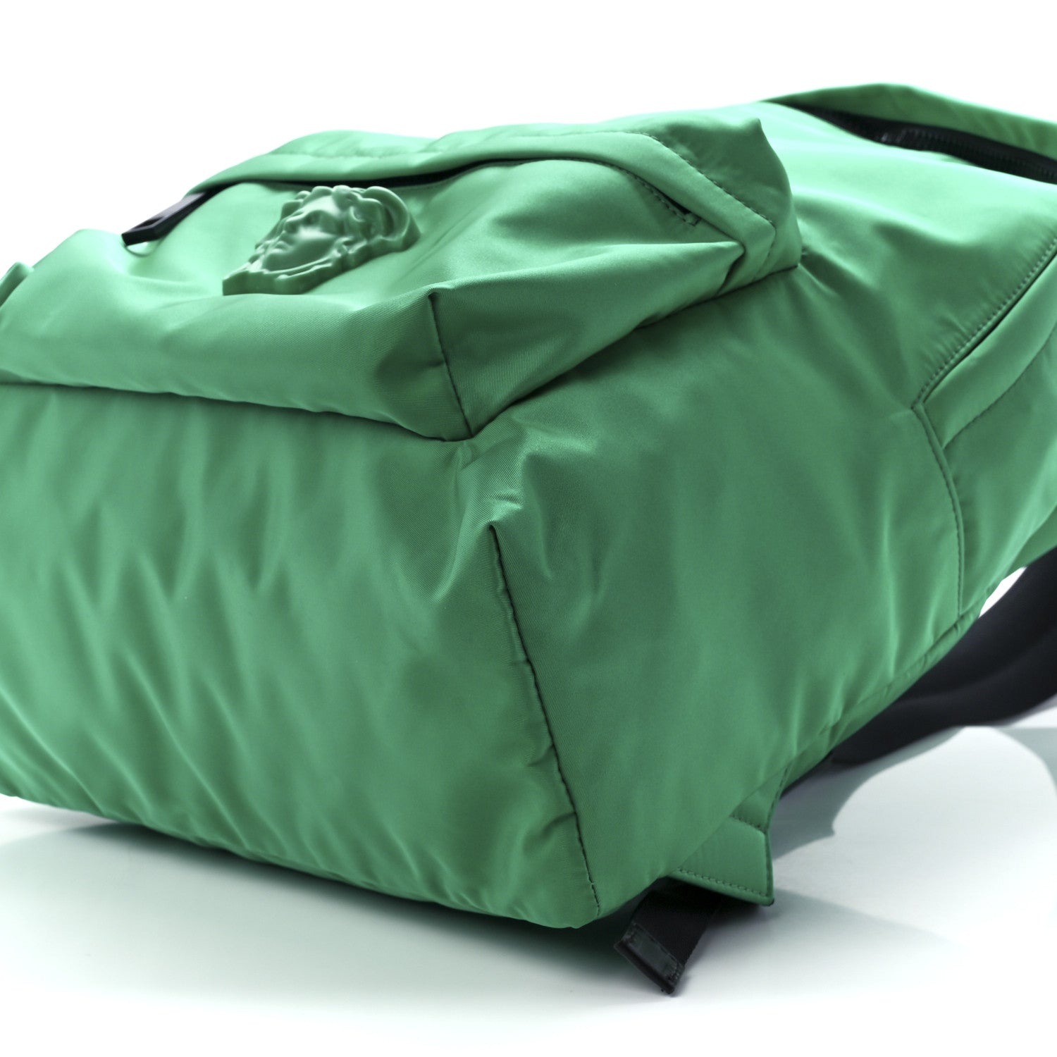 Versace Nylon Palazzo Medusa Backpack Green 11 of 11