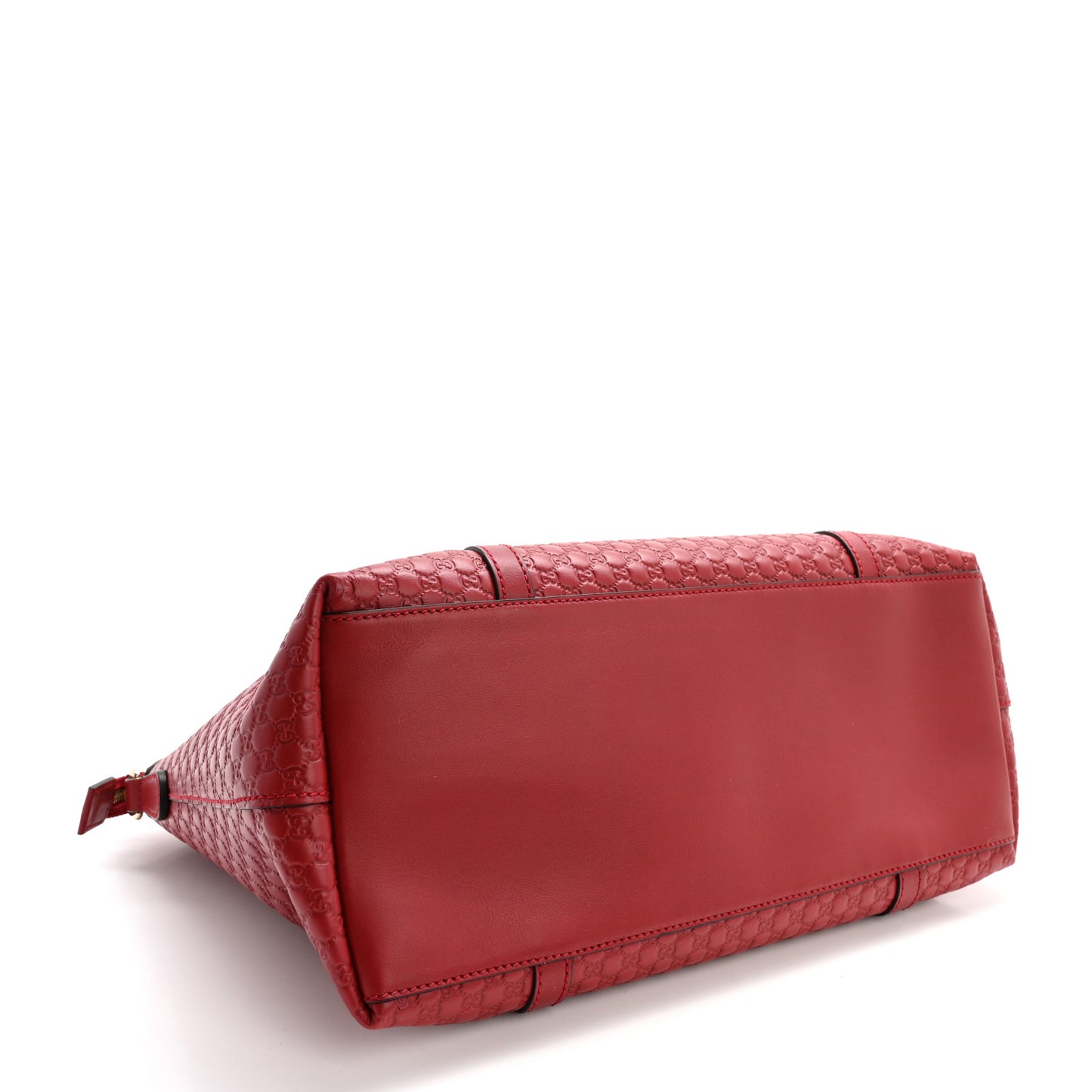 Soft Microguccissima Dome Satchel Red