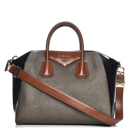 Givenchy Patent Calfskin Stingray Embossed Medium Tri-Color Antigona 1 of 20