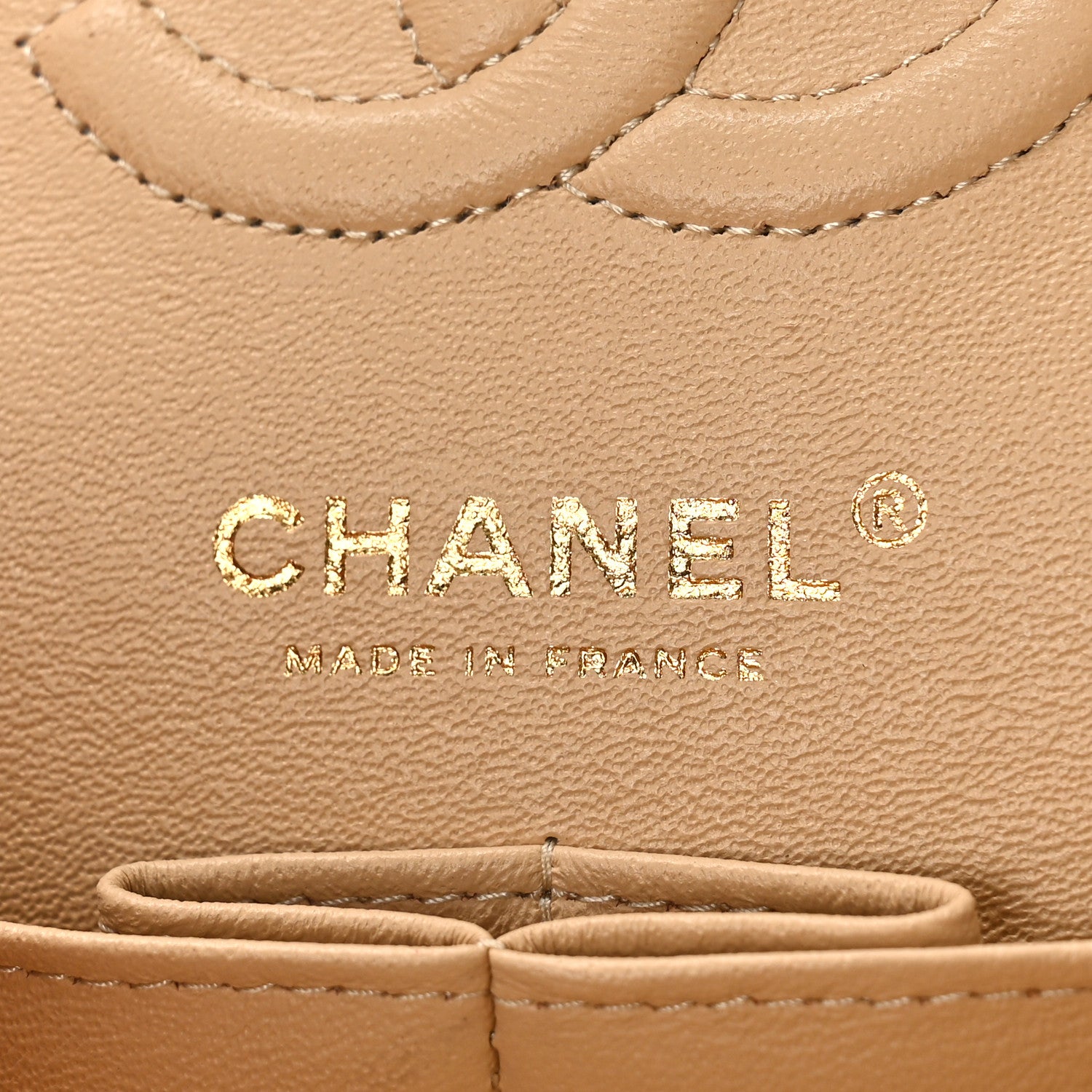 Chanel Caviar Quilted Small Double Flap Beige 6 of 10