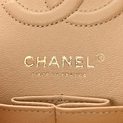 Chanel Caviar Quilted Small Double Flap Beige 6 of 10