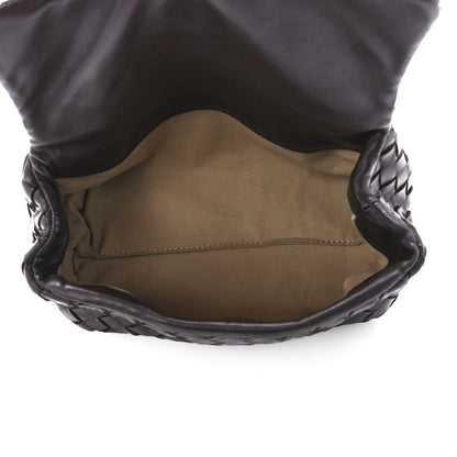 Bottega Veneta Nappa Intrecciato Flap Clutch Ebano 5 of 12
