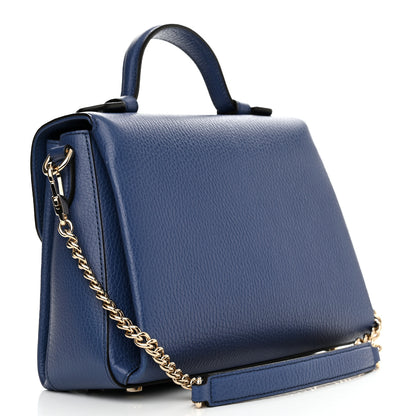 Gucci Dollar Calfskin Interlocking G Top Handle Shoulder Bag Caspian 3 of 10