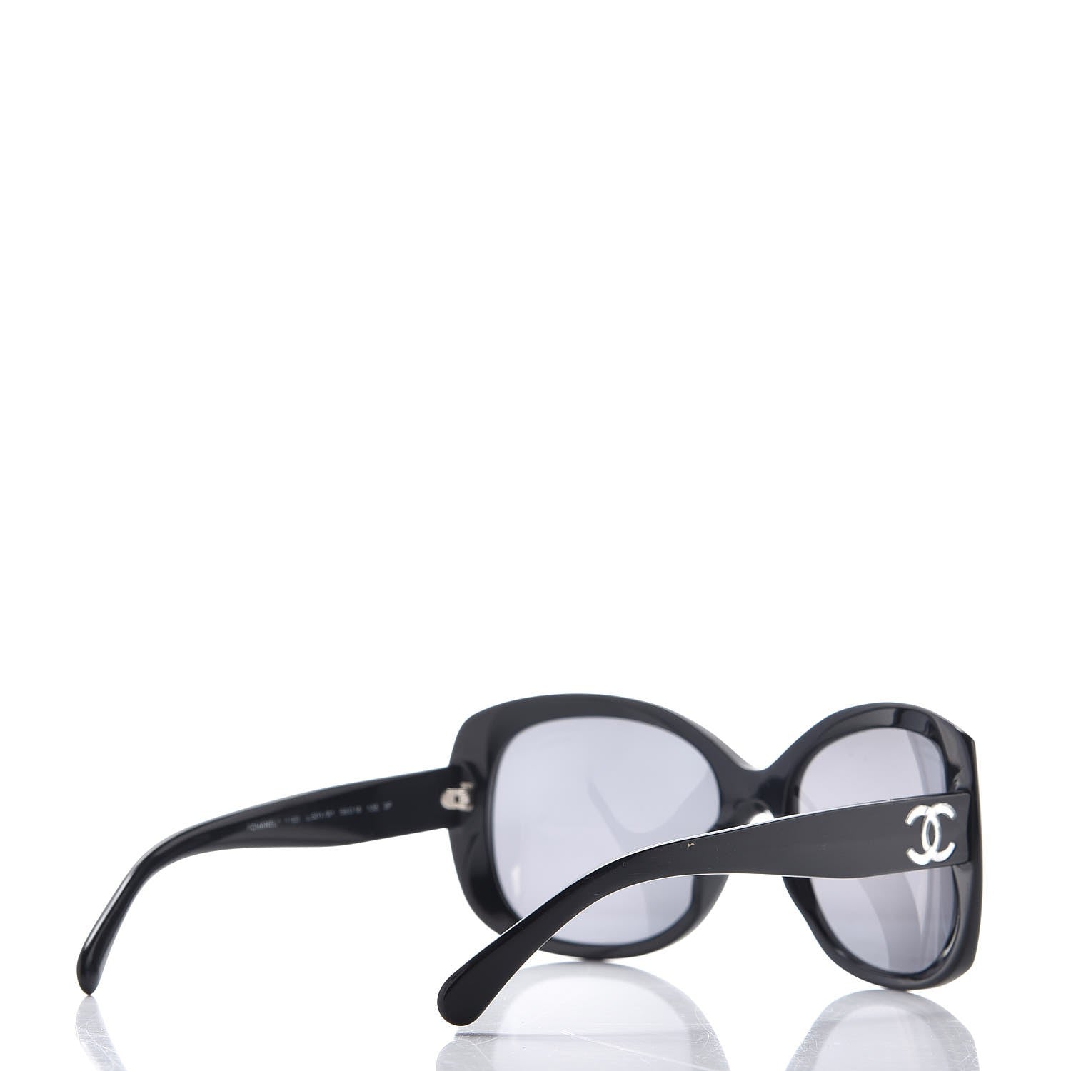 Chanel CC Polarized Sunglasses 5183 Black 4 of 10