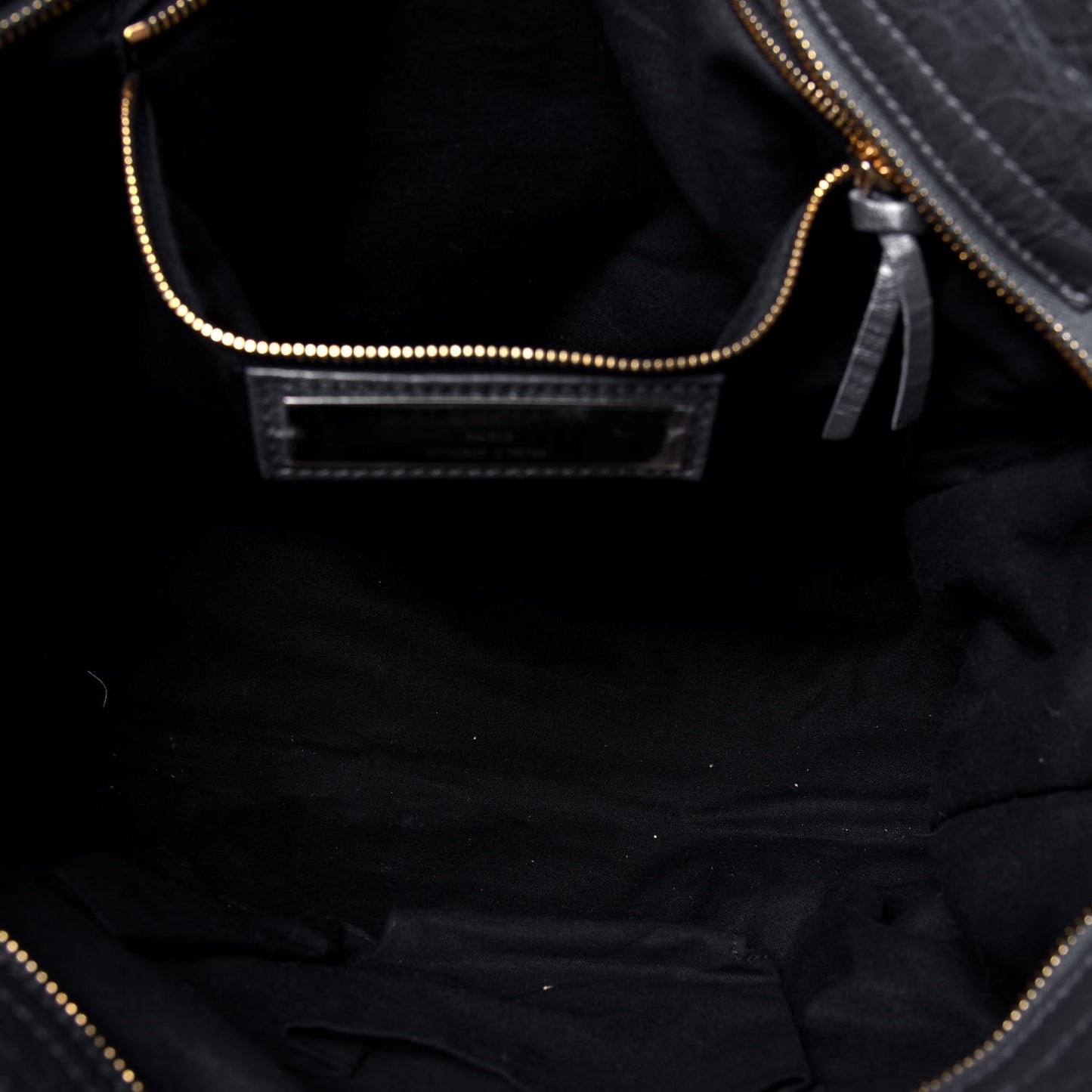 Agneau Classic Gold Hardware City Gris Fossile Anthracite