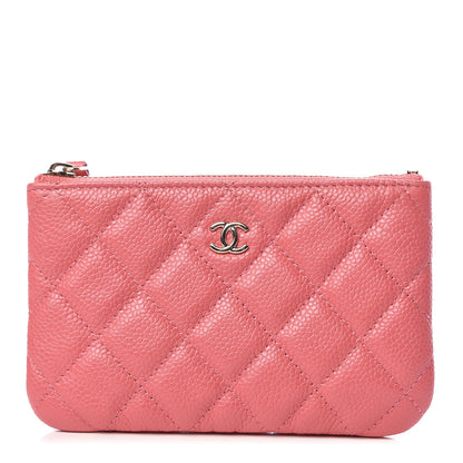 Chanel Iridescent Caviar Quilted Small Cosmetic Case Pink 1 of 8