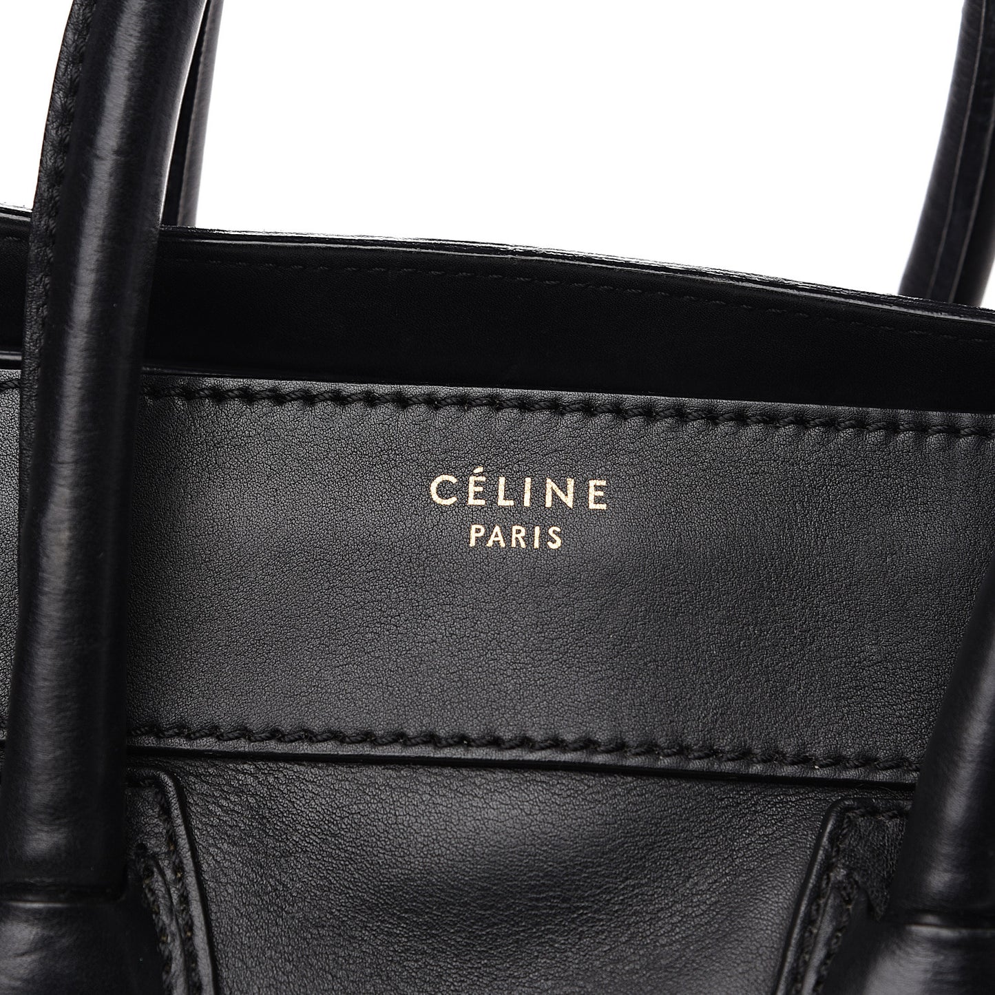 Smooth Calfskin Mini Luggage Black