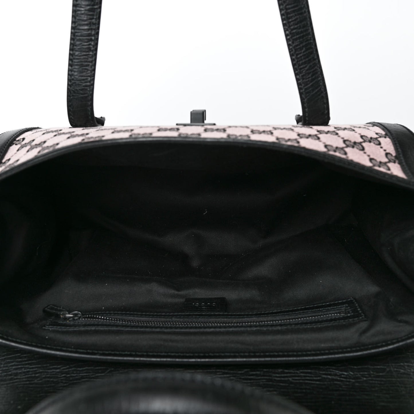 Monogram Bamboo Bullet Handbag Black