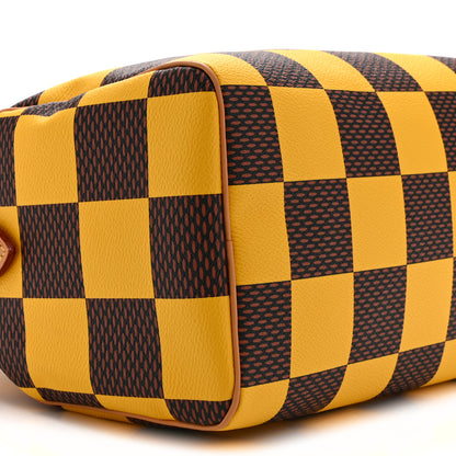 Louis Vuitton Damier Pop Speedy Bandouliere 25 Jaune Mat 8 of 9