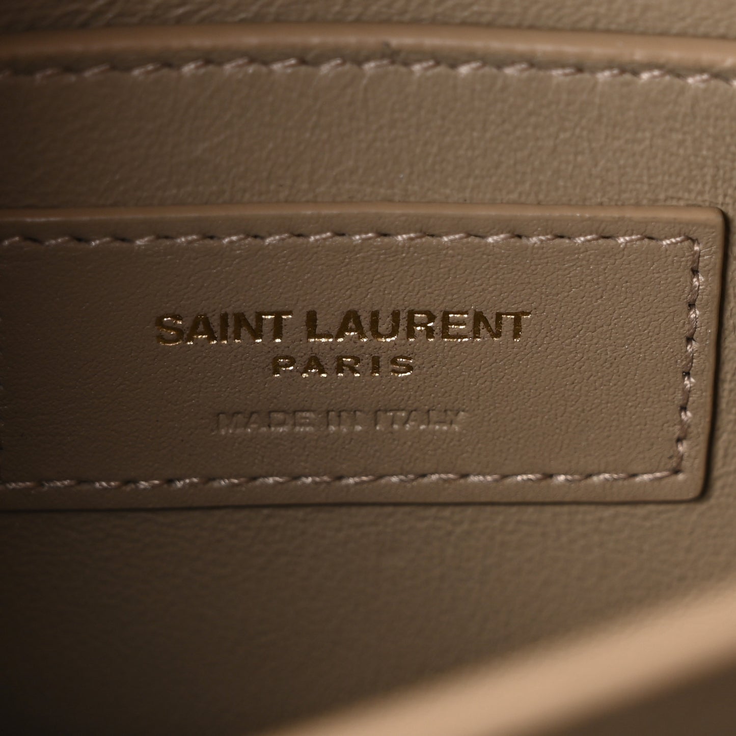 Suede Calfskin Small Monogram Sunset Dark Beige