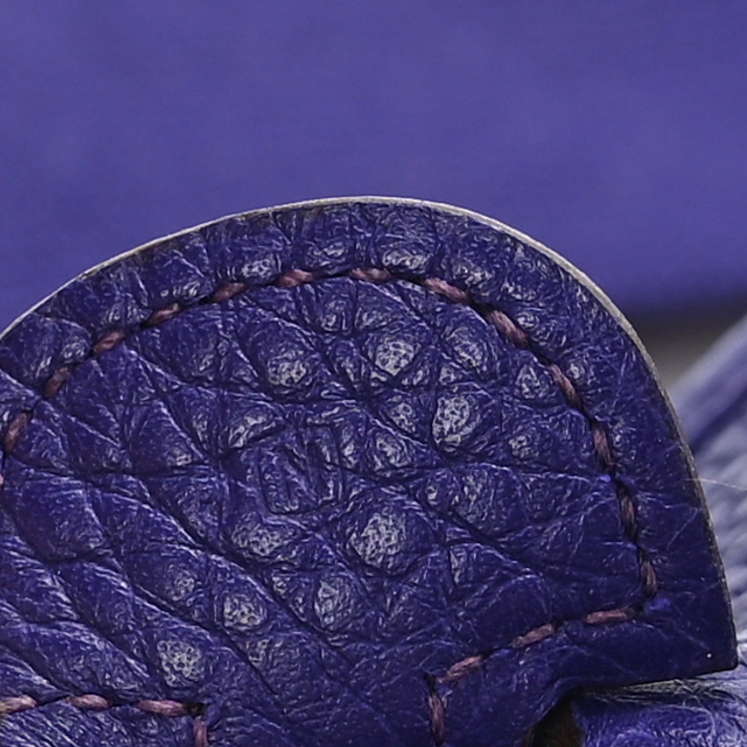 Hermes Taurillon Clemence Evelyne III PM Iris 7 of 10