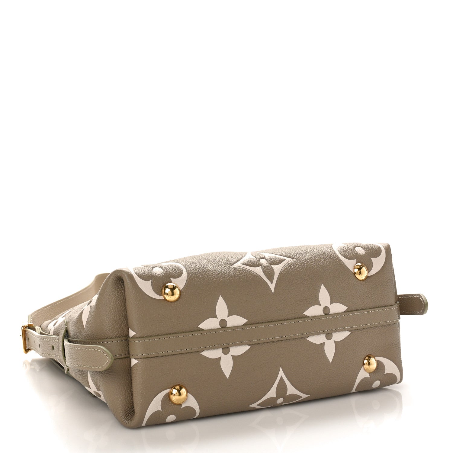 Louis Vuitton Empreinte Monogram Giant CarryAll PM Khaki Creme 5 of 9
