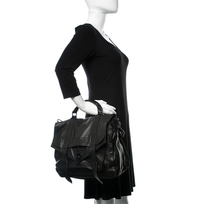 Proenza Schouler Lambskin PS1 Large Satchel Black 3 of 17