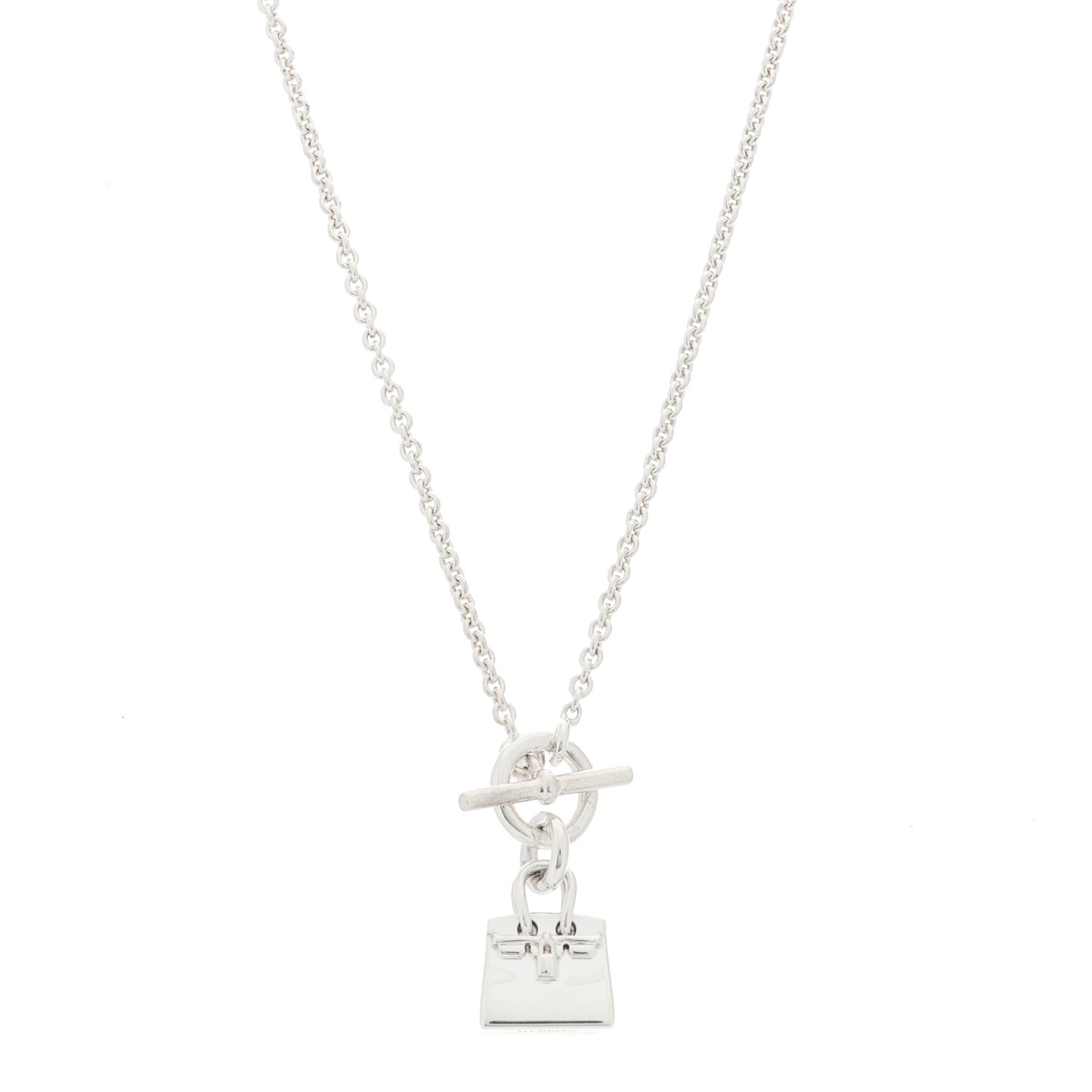 Sterling Silver Birkin Amulette Pendant Necklace