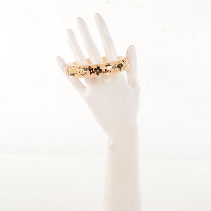 Louis Vuitton Resin Swarovski Medium Inclusion Bracelet GM Nacre 2 of 4