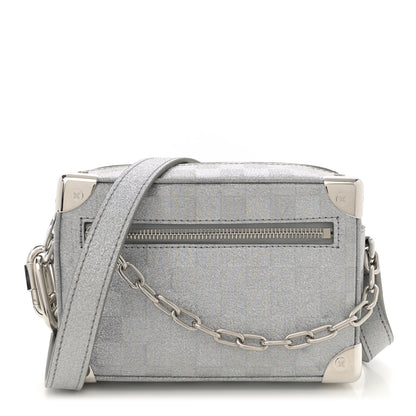 Louis Vuitton Damier Glitter Mini Soft Trunk Silver 1 of 9