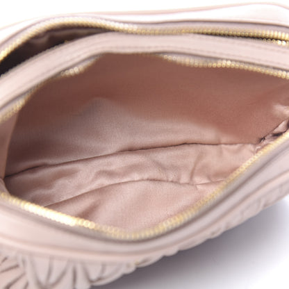 Miu Miu Nappa Matelasse Double Zip Chain Shoulder Bag Cammeo 6 of 14