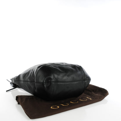 Gucci Pebbled Calfskin Medium Soho Chain Hobo Black 4 of 7