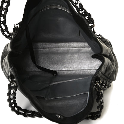 Chanel Glazed Caviar Modern Chain Tote Black 5 of 13