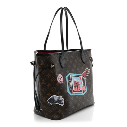 Louis Vuitton Monogram World Tour Neverfull MM 4 of 13