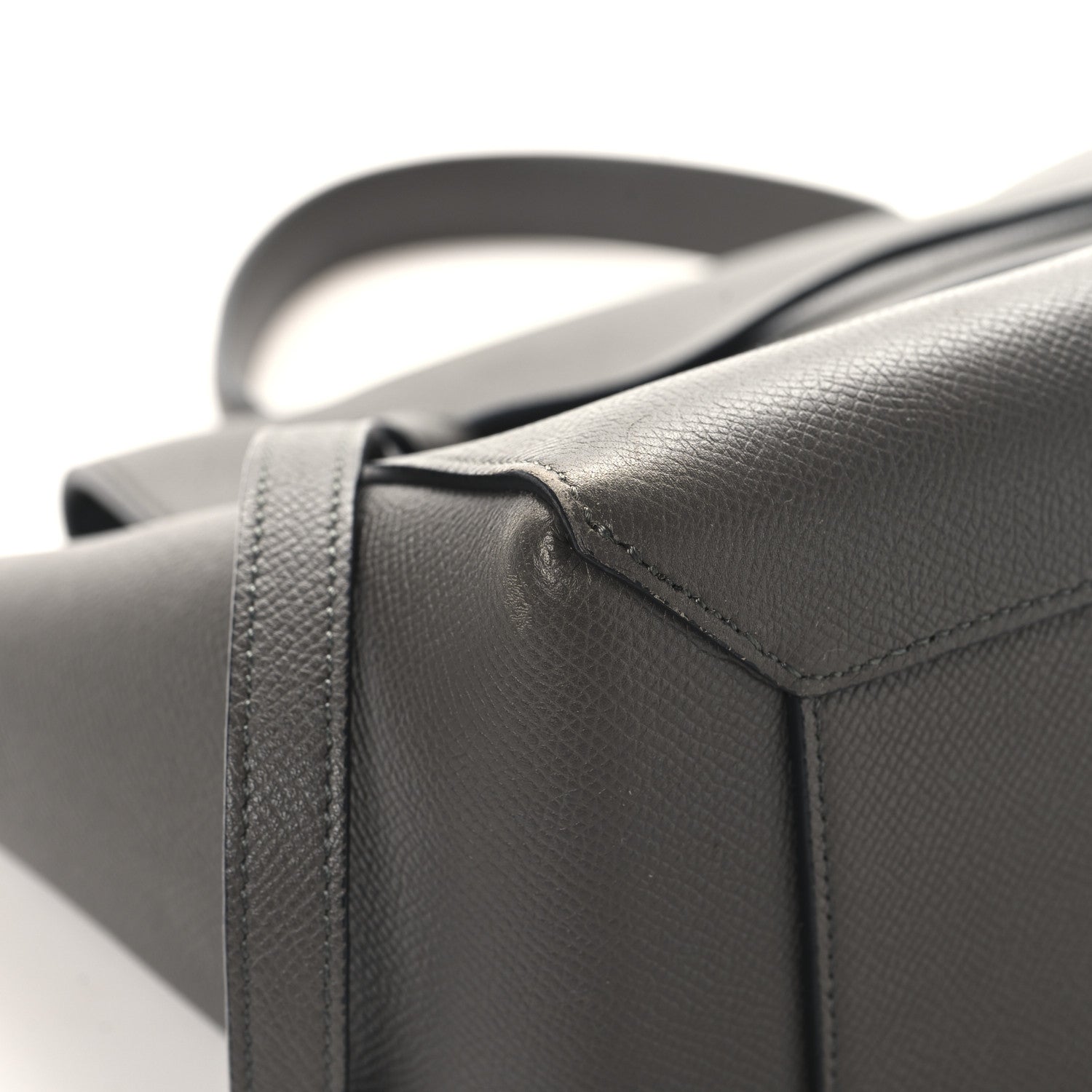 Celine Grained Calfskin Micro Belt Bag Grey 9 of 13