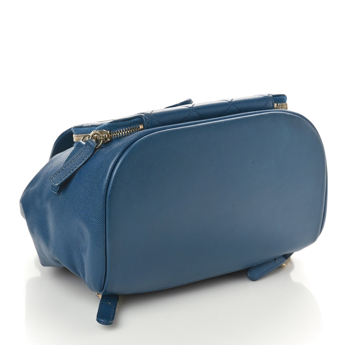 Caviar Quilted Business Affinity Backpack Blue