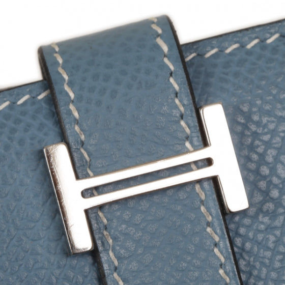 Epsom Leather Bearn Wallet Blue Jean