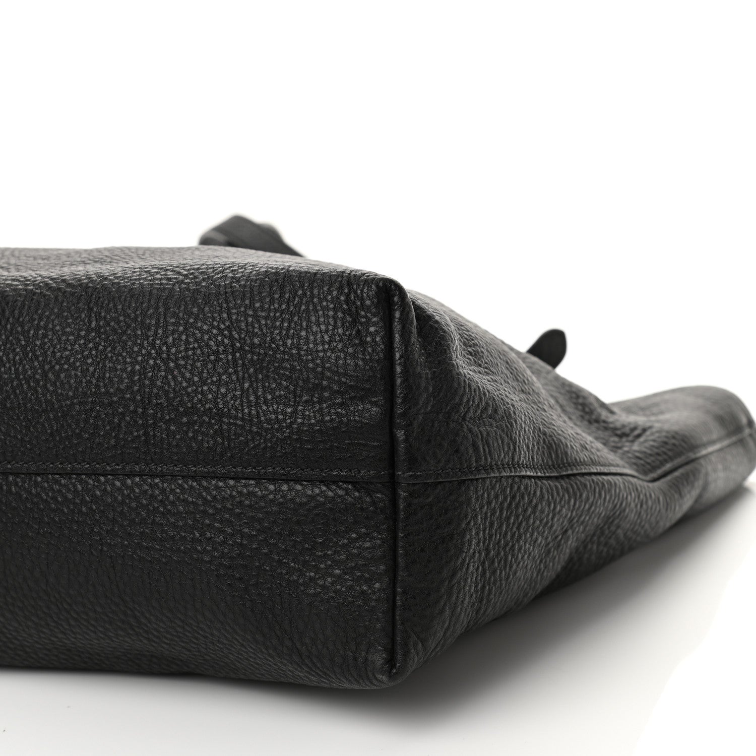Prada Vitello Daino Shopping Tote Black 9 of 9