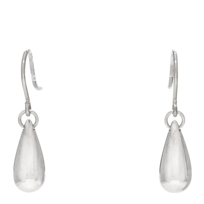 Tiffany Sterling Silver Elsa Peretti Teardrop Earrings 1 of 3