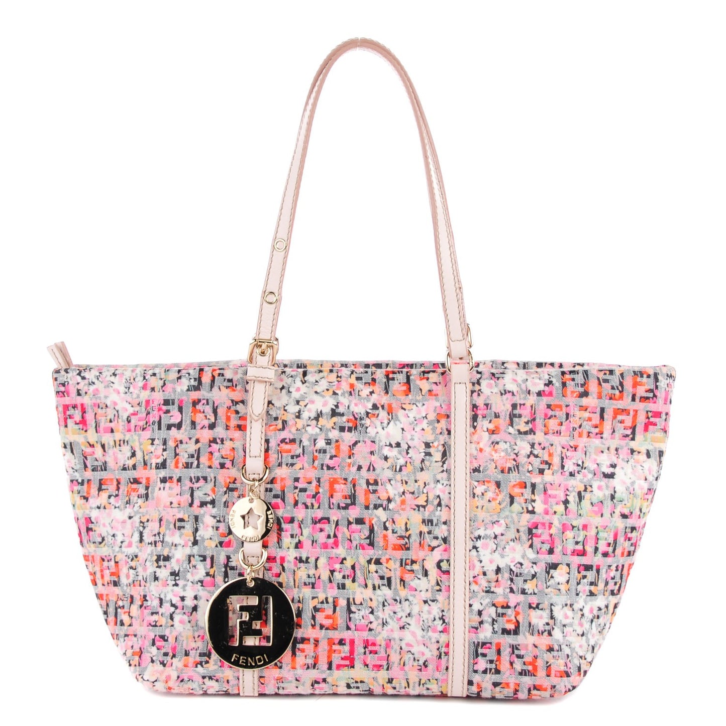 Zucchino Vitello Floral Forever Shopper Tote Rosa Papaya Rosa Confetto