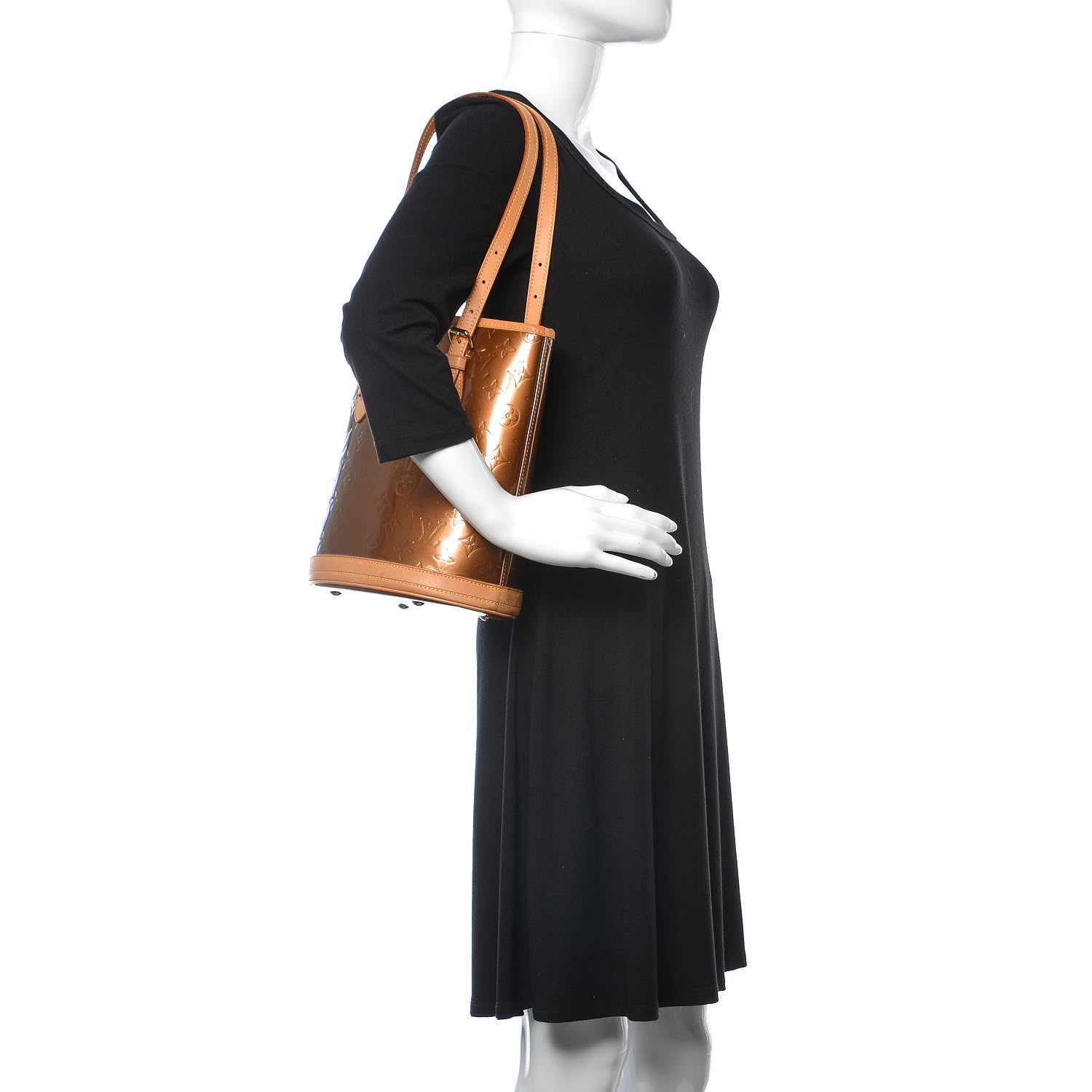 Louis Vuitton Vernis Petit Bucket Bronze 2 of 11