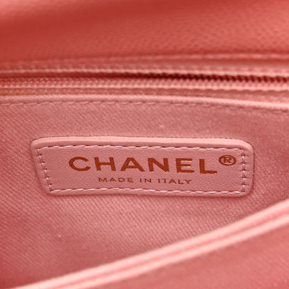 Chanel Caviar Quilted Mini Coco Handle Flap Pink 6 of 11