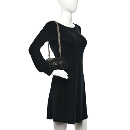 Valentino Garavani Nappa Crystal Mini Va Va Voom Shoulder Bag Black 2 of 8