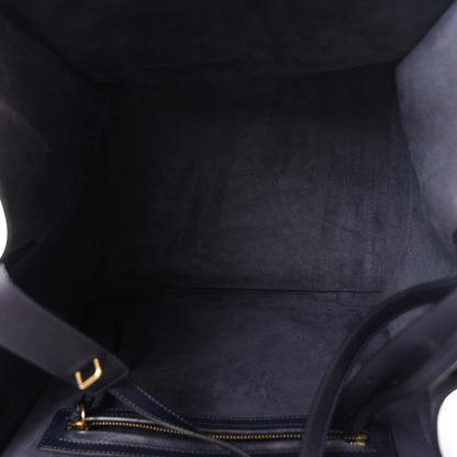 Celine Supple Calfskin Medium Phantom Luggage Indigo 5 of 12