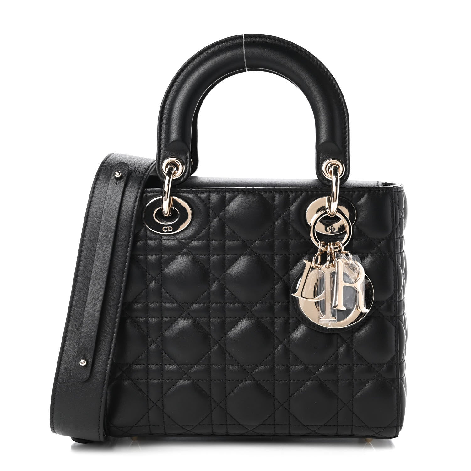 Christian Dior Lambskin Cannage Small My ABCDior Lady Dior Black 1 of 11