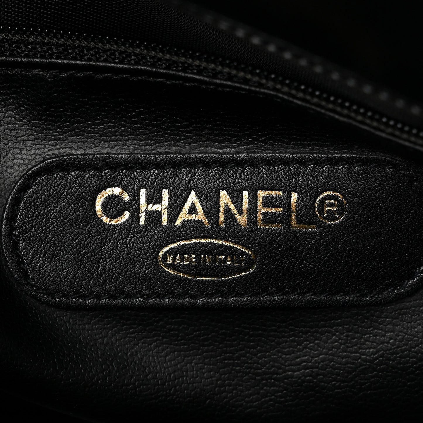Calfskin Diamond Stitched Duffle Bag Black