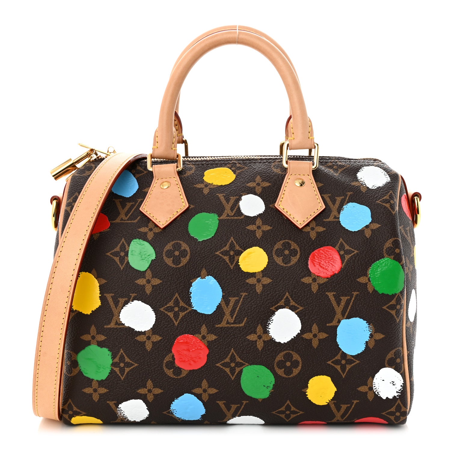 Louis Vuitton LV X YK Monogram Speedy Bandouliere 25 Multicolor 1 of 11