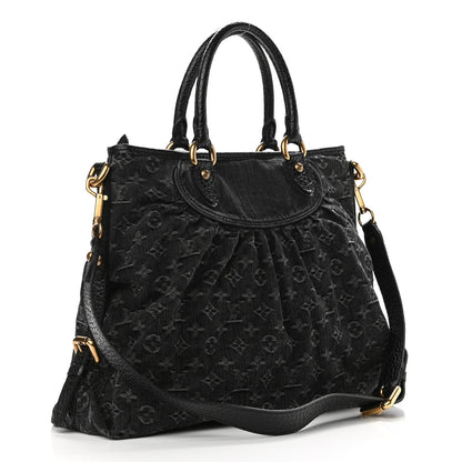 Louis Vuitton Denim Neo Cabby GM Black 3 of 10