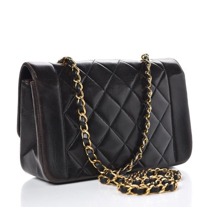 Chanel Lambskin Quilted Small Single Flap Black 3 of 12